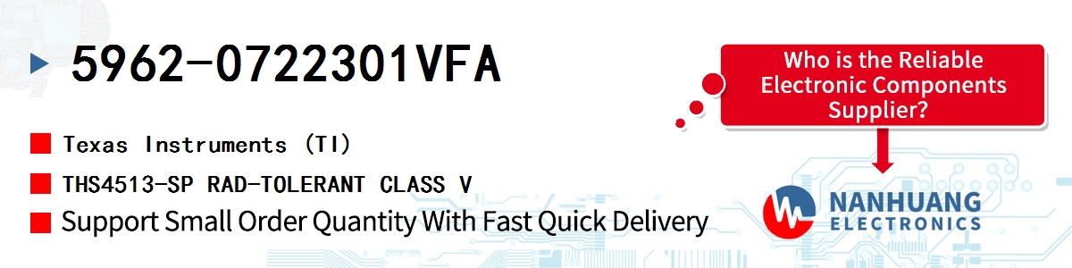 5962-0722301VFA TI THS4513-SP RAD-TOLERANT CLASS V