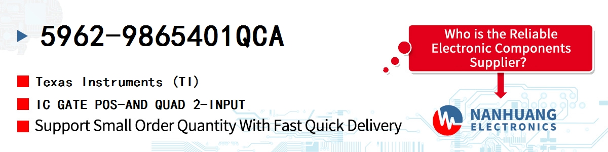 5962-9865401QCA TI IC GATE POS-AND QUAD 2-INPUT