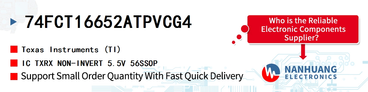 74FCT16652ATPVCG4 TI IC TXRX NON-INVERT 5.5V 56SSOP