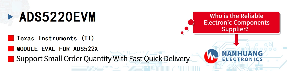 ADS5220EVM TI MODULE EVAL FOR ADS522X