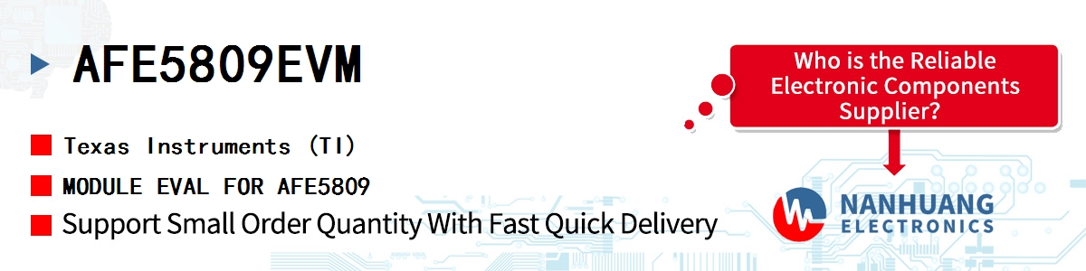AFE5809EVM TI MODULE EVAL FOR AFE5809