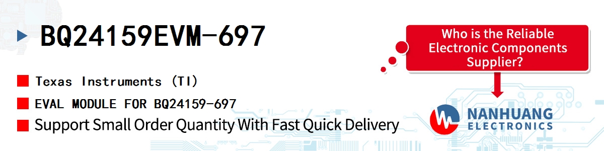 BQ24159EVM-697 TI EVAL MODULE FOR BQ24159-697