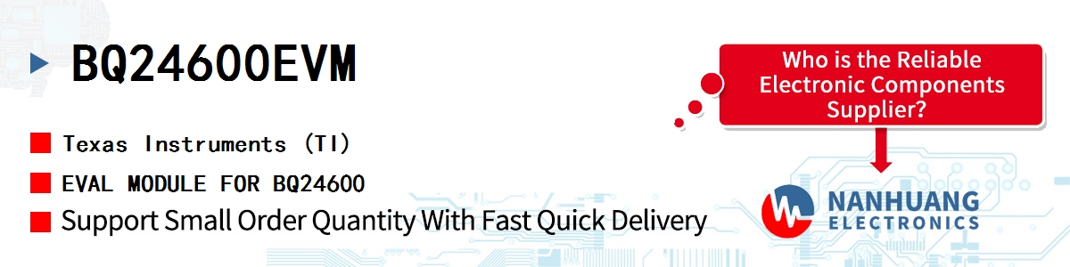 BQ24600EVM TI EVAL MODULE FOR BQ24600