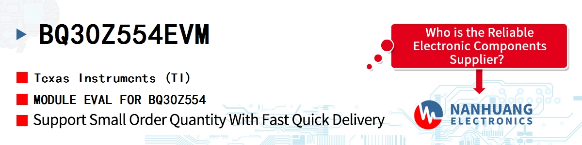BQ30Z554EVM TI MODULE EVAL FOR BQ30Z554
