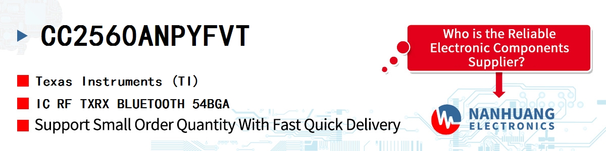 CC2560ANPYFVT TI IC RF TXRX BLUETOOTH 54BGA