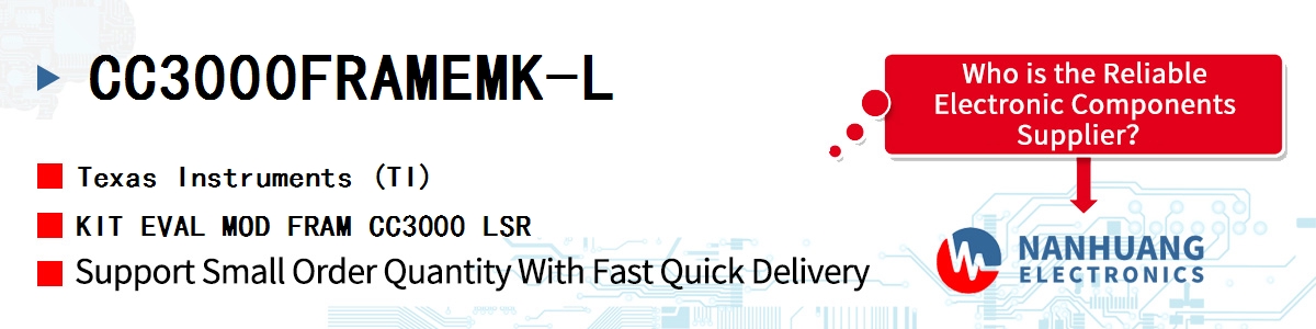 CC3000FRAMEMK-L TI KIT EVAL MOD FRAM CC3000 LSR