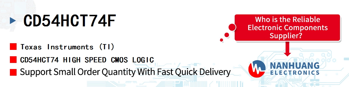 CD54HCT74F TI CD54HCT74 HIGH SPEED CMOS LOGIC