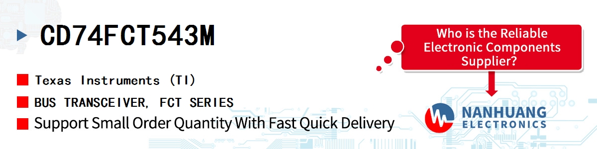CD74FCT543M TI BUS TRANSCEIVER, FCT SERIES