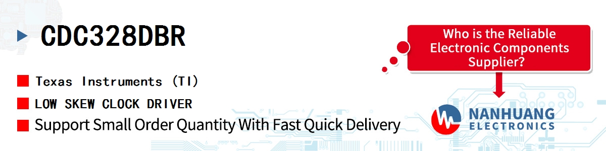 CDC328DBR TI LOW SKEW CLOCK DRIVER