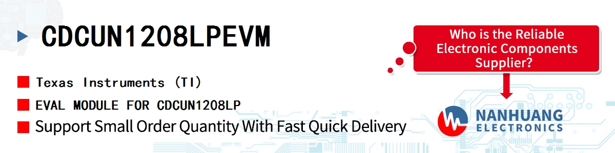 CDCUN1208LPEVM TI EVAL MODULE FOR CDCUN1208LP