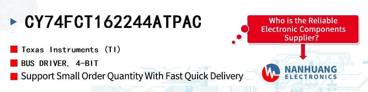 CY74FCT162244ATPAC TI BUS DRIVER, 4-BIT
