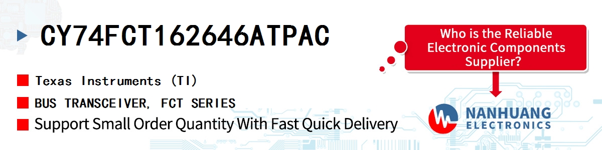 CY74FCT162646ATPAC TI BUS TRANSCEIVER, FCT SERIES