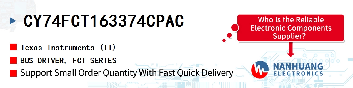 CY74FCT163374CPAC TI BUS DRIVER, FCT SERIES