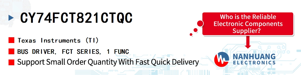 CY74FCT821CTQC TI BUS DRIVER, FCT SERIES, 1 FUNC