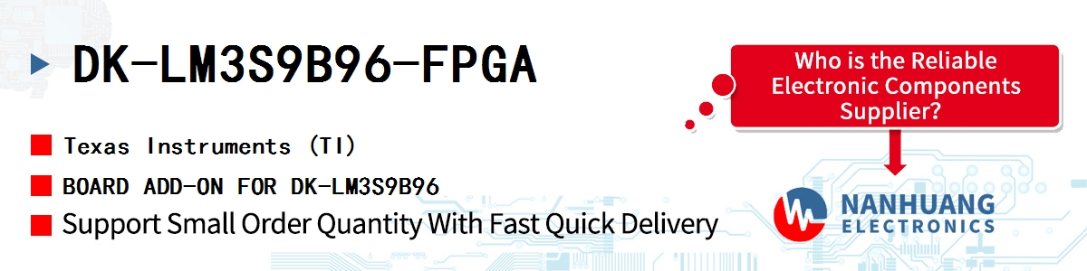 DK-LM3S9B96-FPGA TI BOARD ADD-ON FOR DK-LM3S9B96