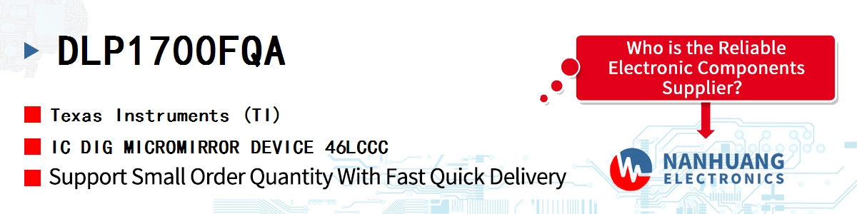 DLP1700FQA TI IC DIG MICROMIRROR DEVICE 46LCCC