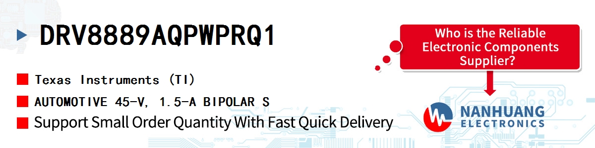 DRV8889AQPWPRQ1 TI AUTOMOTIVE 45-V, 1.5-A BIPOLAR S