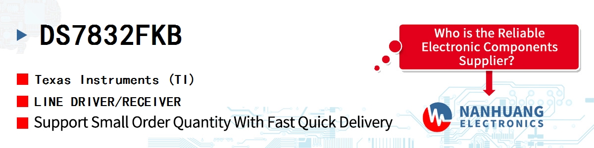 DS7832FKB TI LINE DRIVER/RECEIVER
