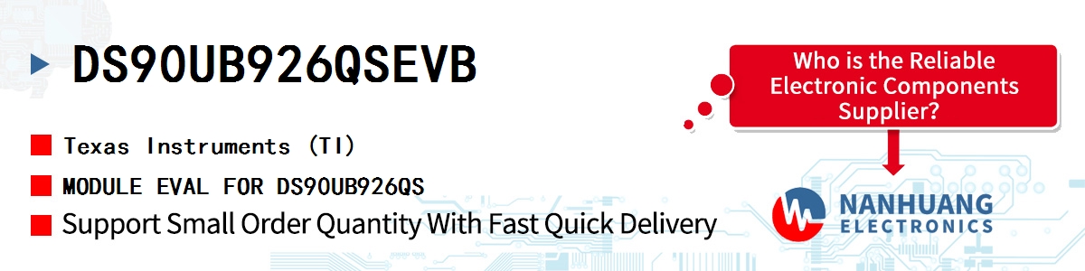 DS90UB926QSEVB TI MODULE EVAL FOR DS90UB926QS