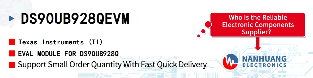 DS90UB928QEVM TI EVAL MODULE FOR DS90UB928Q