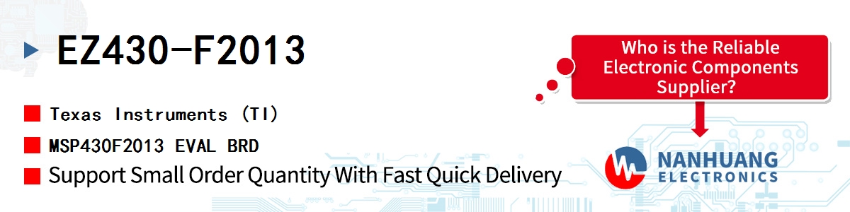 EZ430-F2013 TI MSP430F2013 EVAL BRD