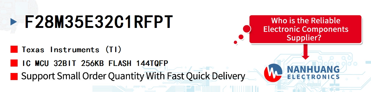 F28M35E32C1RFPT TI IC MCU 32BIT 256KB FLASH 144TQFP
