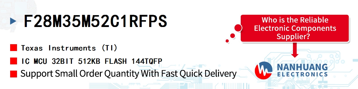 F28M35M52C1RFPS TI IC MCU 32BIT 512KB FLASH 144TQFP