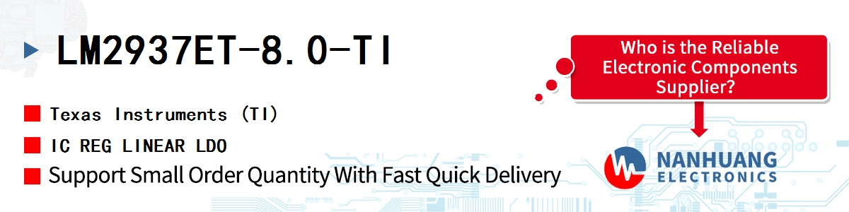 LM2937ET-8.0-TI TI IC REG LINEAR LDO