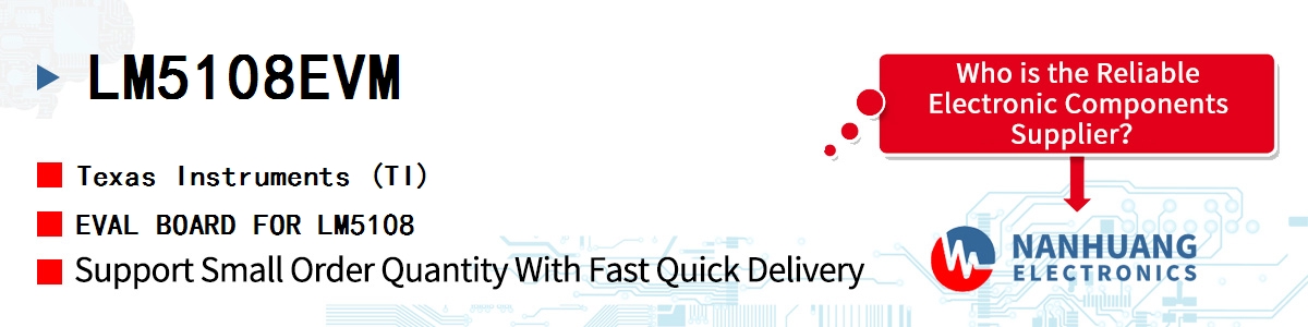 LM5108EVM TI EVAL BOARD FOR LM5108