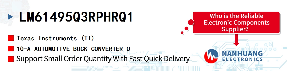 LM61495Q3RPHRQ1 TI 10-A AUTOMOTIVE BUCK CONVERTER O