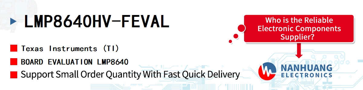 LMP8640HV-FEVAL TI BOARD EVALUATION LMP8640