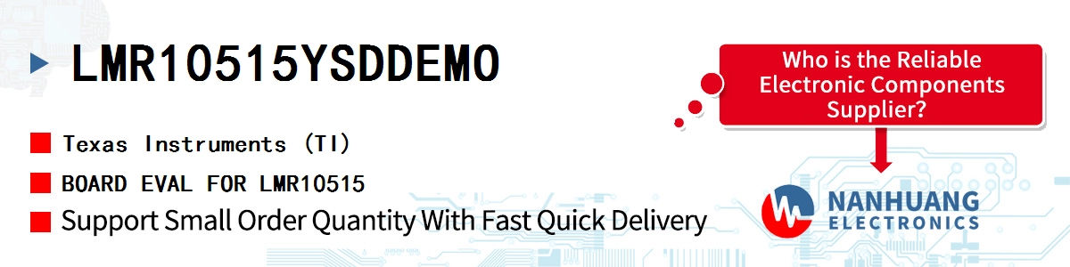 LMR10515YSDDEMO TI BOARD EVAL FOR LMR10515