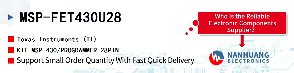 MSP-FET430U28 TI KIT MSP 430/PROGRAMMER 28PIN