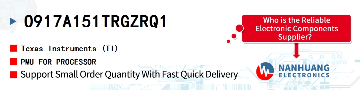 O917A151TRGZRQ1 TI PMU FOR PROCESSOR