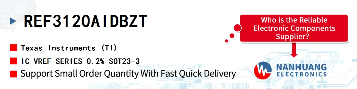 REF3120AIDBZT TI IC VREF SERIES 0.2% SOT23-3