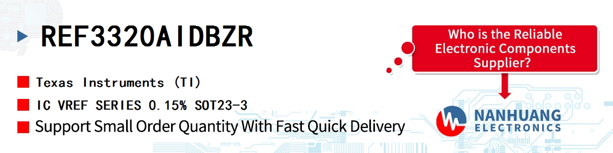 REF3320AIDBZR TI IC VREF SERIES 0.15% SOT23-3