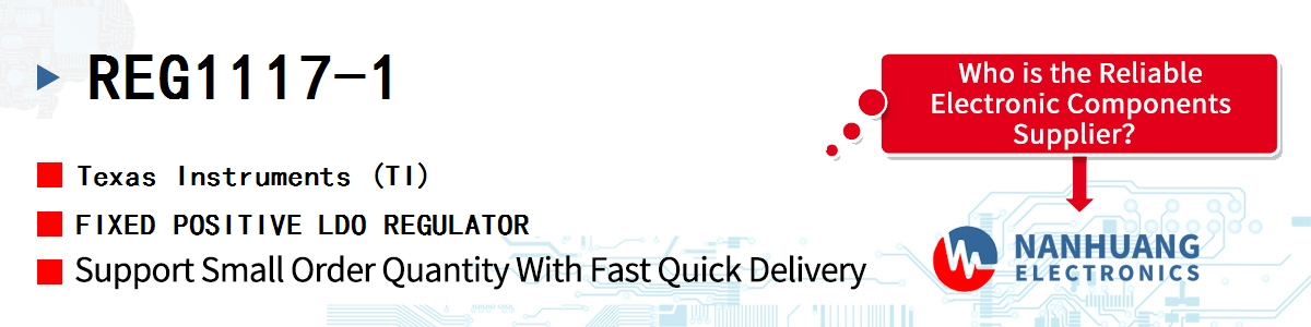 REG1117-1 TI FIXED POSITIVE LDO REGULATOR