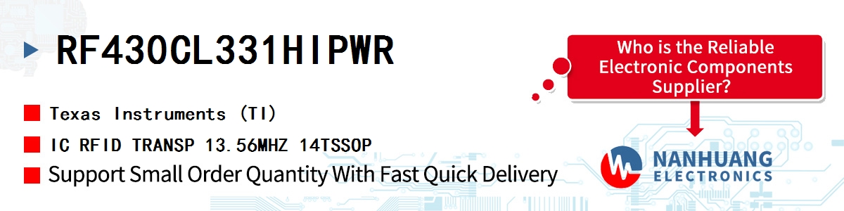 RF430CL331HIPWR TI IC RFID TRANSP 13.56MHZ 14TSSOP