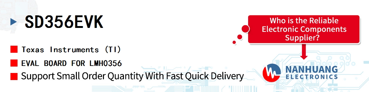 SD356EVK TI EVAL BOARD FOR LMH0356