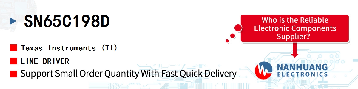 SN65C198D TI LINE DRIVER