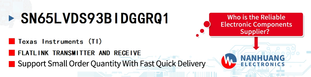 SN65LVDS93BIDGGRQ1 TI FLATLINK TRANSMITTER AND RECEIVE