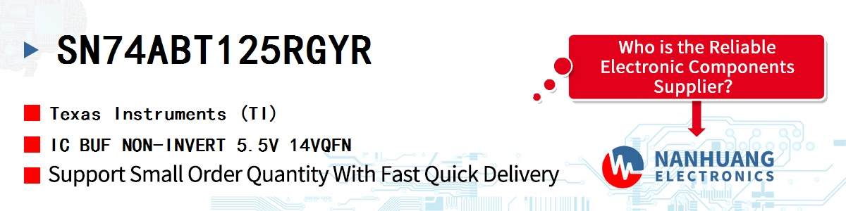 SN74ABT125RGYR TI IC BUF NON-INVERT 5.5V 14VQFN