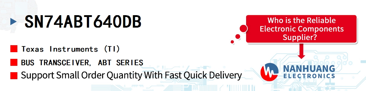 SN74ABT640DB TI BUS TRANSCEIVER, ABT SERIES
