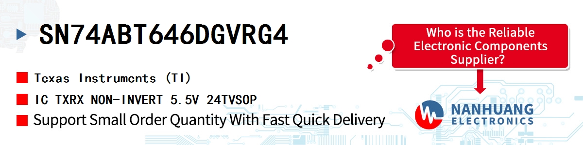 SN74ABT646DGVRG4 TI IC TXRX NON-INVERT 5.5V 24TVSOP