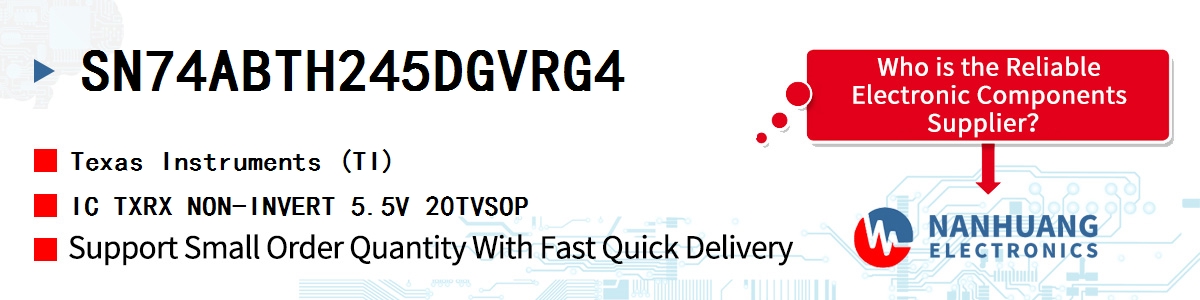 SN74ABTH245DGVRG4 TI IC TXRX NON-INVERT 5.5V 20TVSOP