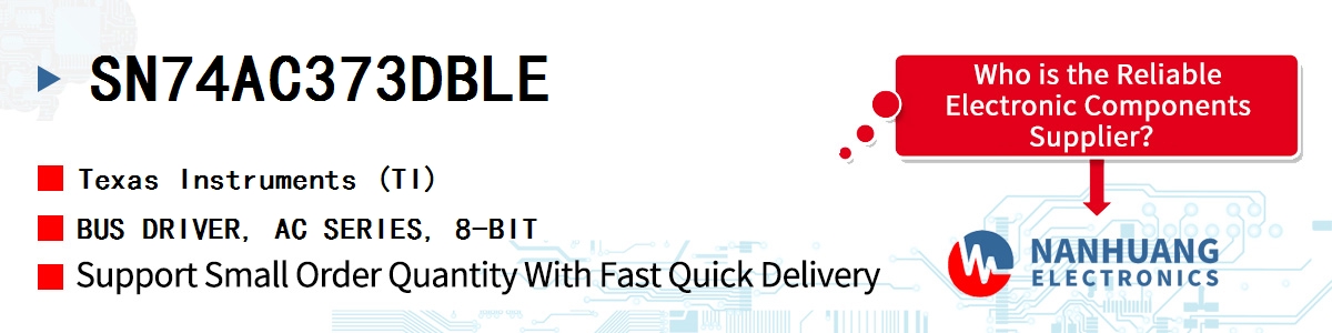 SN74AC373DBLE TI BUS DRIVER, AC SERIES, 8-BIT