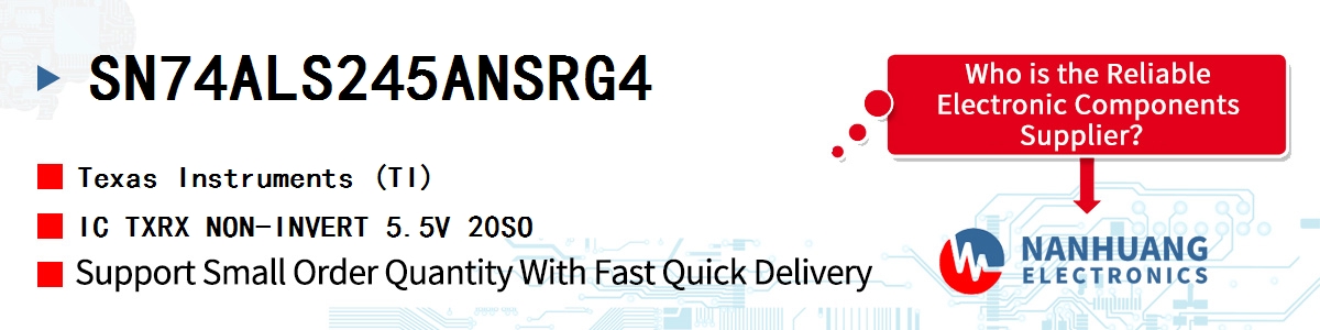 SN74ALS245ANSRG4 TI IC TXRX NON-INVERT 5.5V 20SO