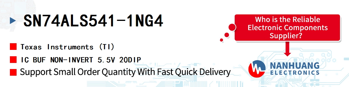 SN74ALS541-1NG4 TI IC BUF NON-INVERT 5.5V 20DIP