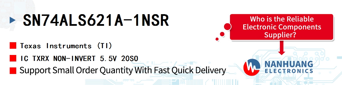 SN74ALS621A-1NSR TI IC TXRX NON-INVERT 5.5V 20SO