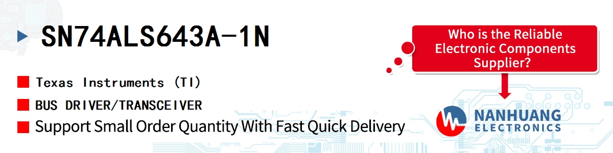 SN74ALS643A-1N TI BUS DRIVER/TRANSCEIVER